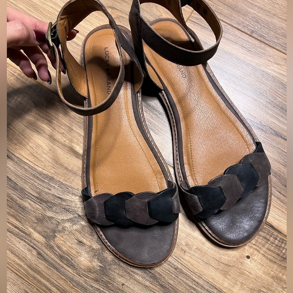 Lucky Brand Kyndall Ankle Strap Sandal Size 9.5 - Picture 4 of 8